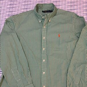 Polo by Ralph Lauren Green Casual Button Down Shirt
